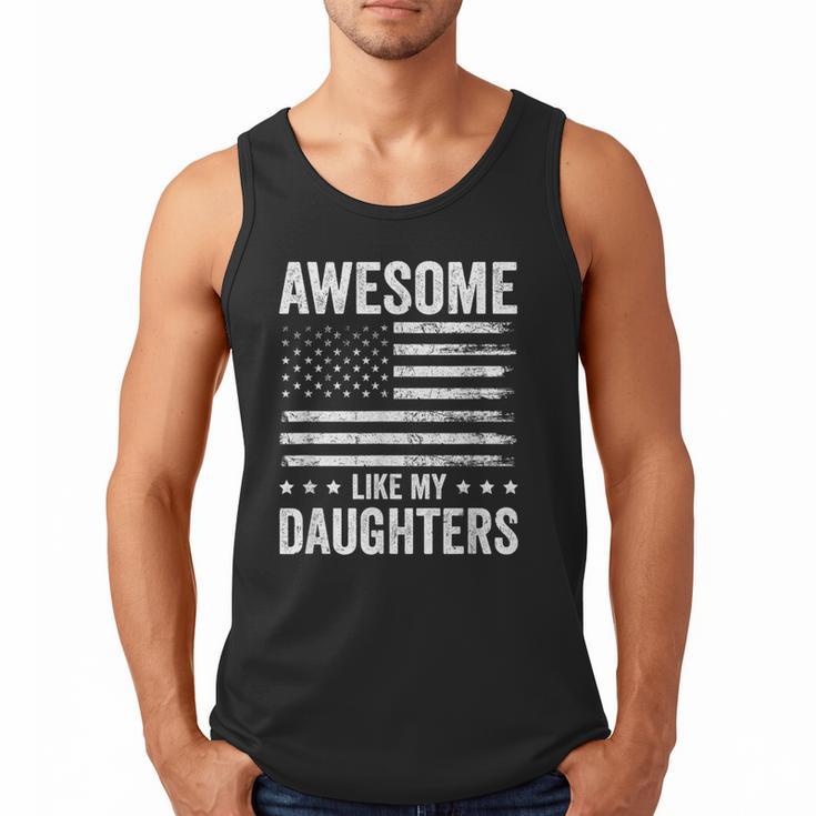 Awesome Like My Daughters Men Fathers Day Dad Men Tank Top