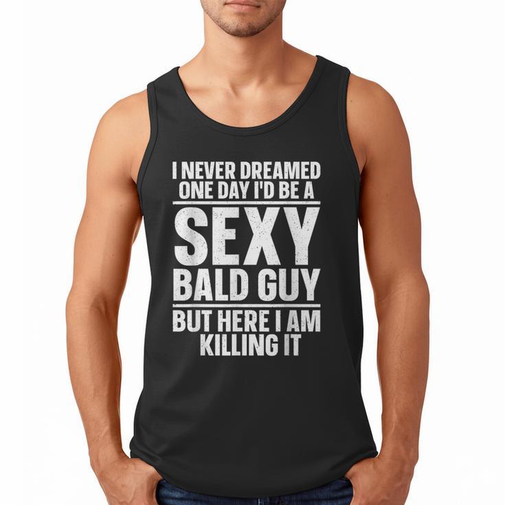 Bald Guy Art For Men Dad Sexy Bald People Bald Man Men Tank Top Bald Guy Art For Men Dad Sexy Bald People Bald Man Men Tank Top
