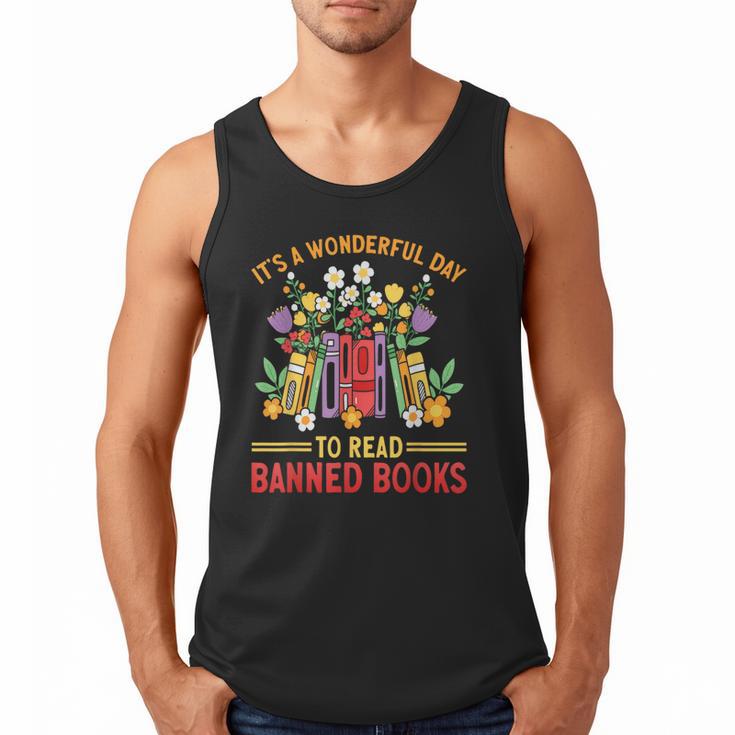 Banned Books Week Read Banned Books Men Tank Top
