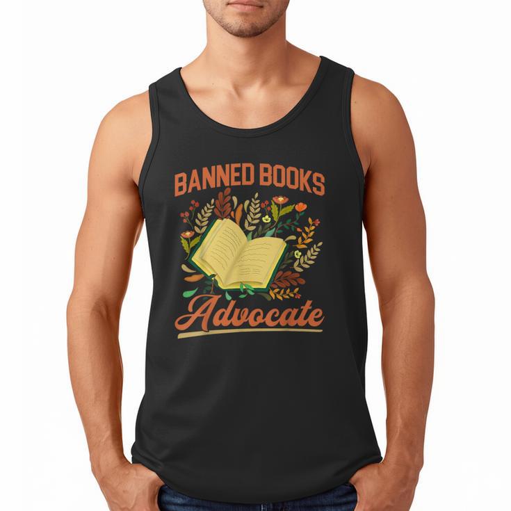Banned Books Week Read Banned Books Reader Men Tank Top