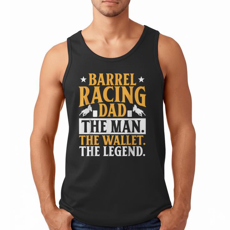 Barrel Racing Dad Horse Barrel Racer Men Tank Top