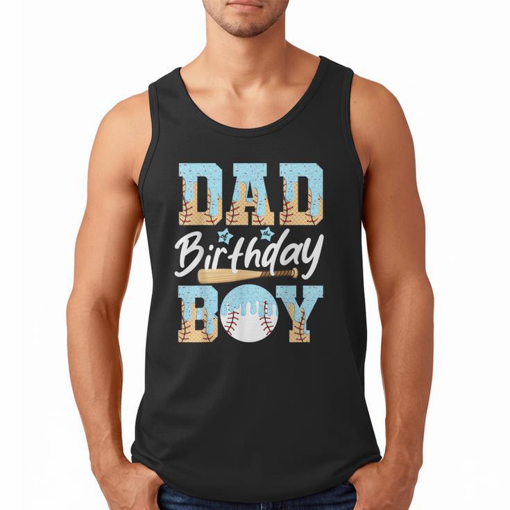 Baseball Ice Cream Drip Dad Of The Birthday Boy Baseball Men Tank Top