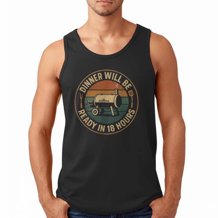 BBQ Dad Smoking Meat Smoker Barbecue Dad Men Tank Top