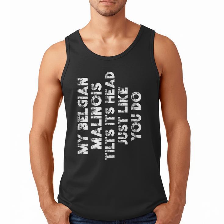 Belgian Malinois Mom Dad Dog Lover Women Men Kids Men Tank Top