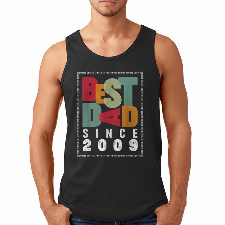 Best Dad Since 2009 Fathers Day Retro Vintage Men Tank Top