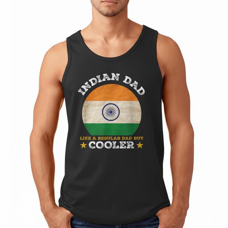 Best Indian Dad Ever Father's Day India Flag Pride Men Tank Top