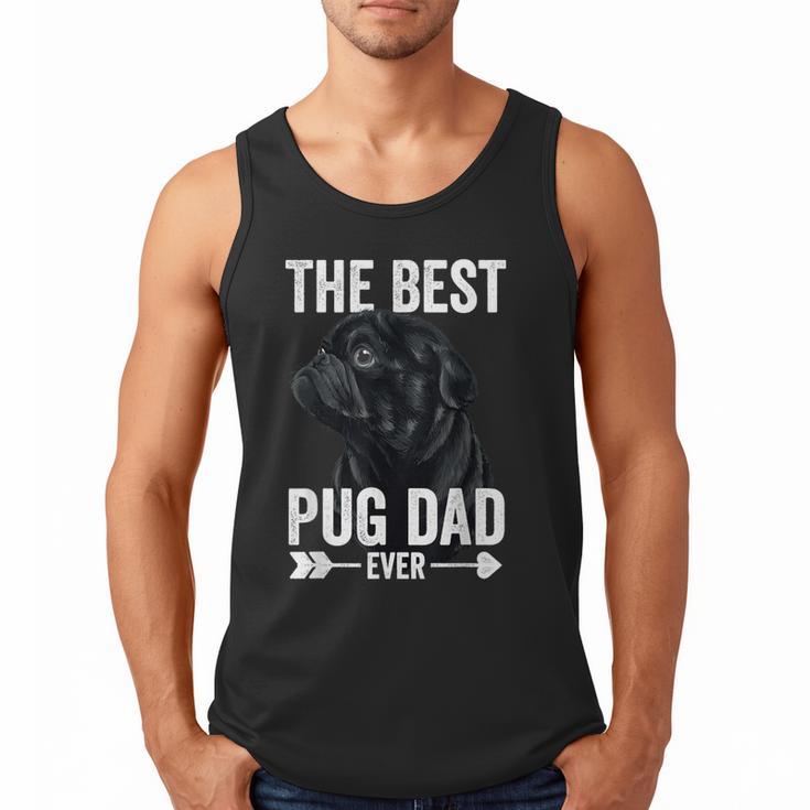 Best Pug Dad Ever Fathers Day Cute Daddy Dad Pug Men Tank Top