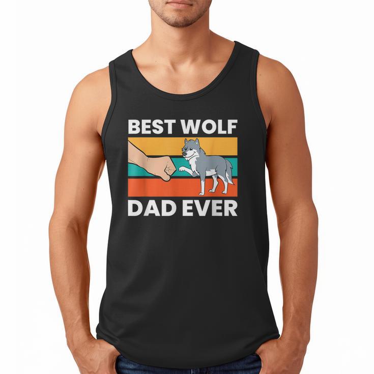 Best Wolf Dad Ever Men Tank Top