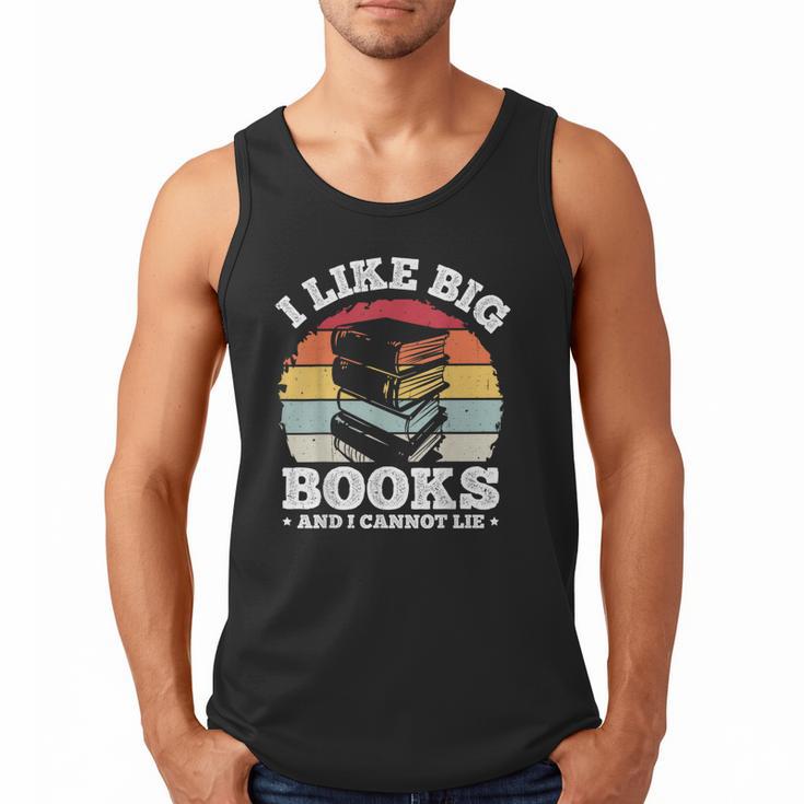 I LIKE BIG BOOKS AND I CANNOT LIE Book Lover Print Men Tank Top