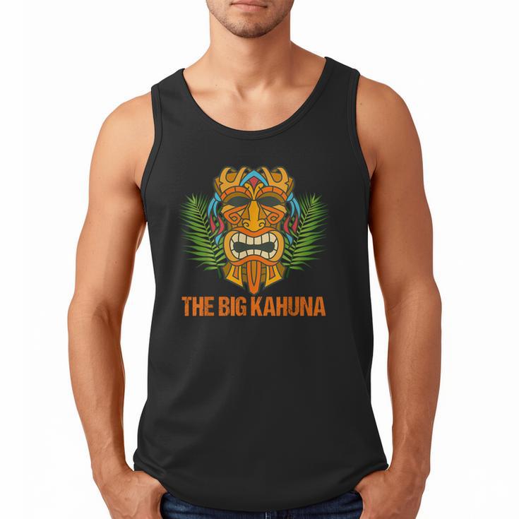 The Big Kahuna Hawaiian Tiki Dad Boss T-Shirt Men Tank Top