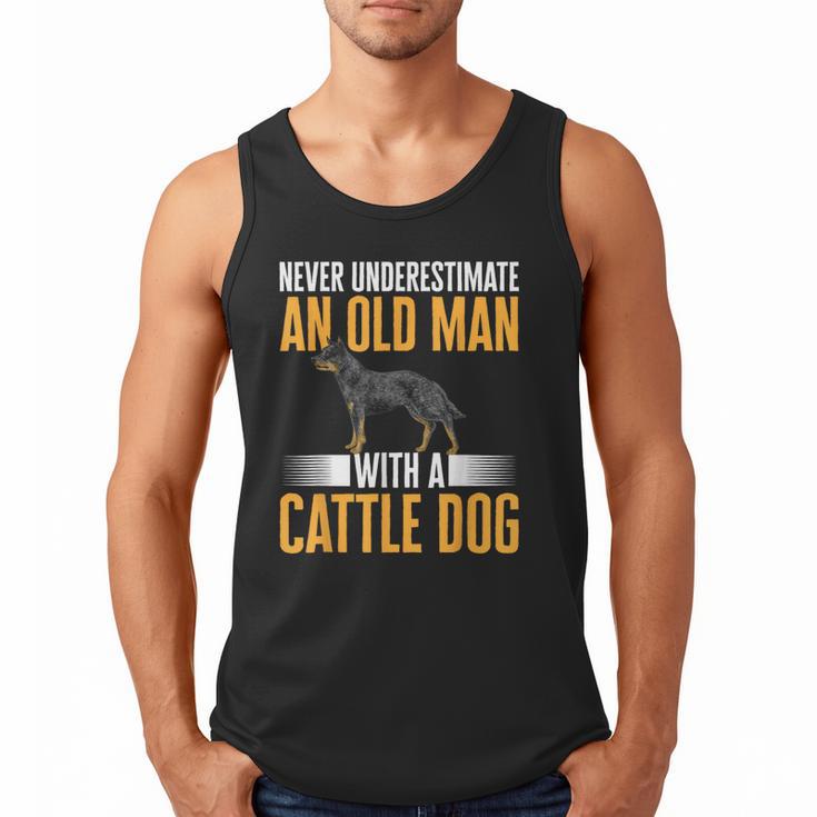 Blue Heeler Dad Australian Cattle Dog Men Men Tank Top