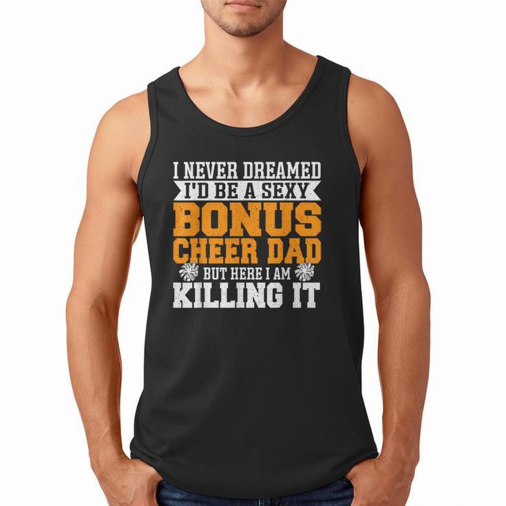 Bonus Cheer Dad Cheer Step Dad Men Tank Top