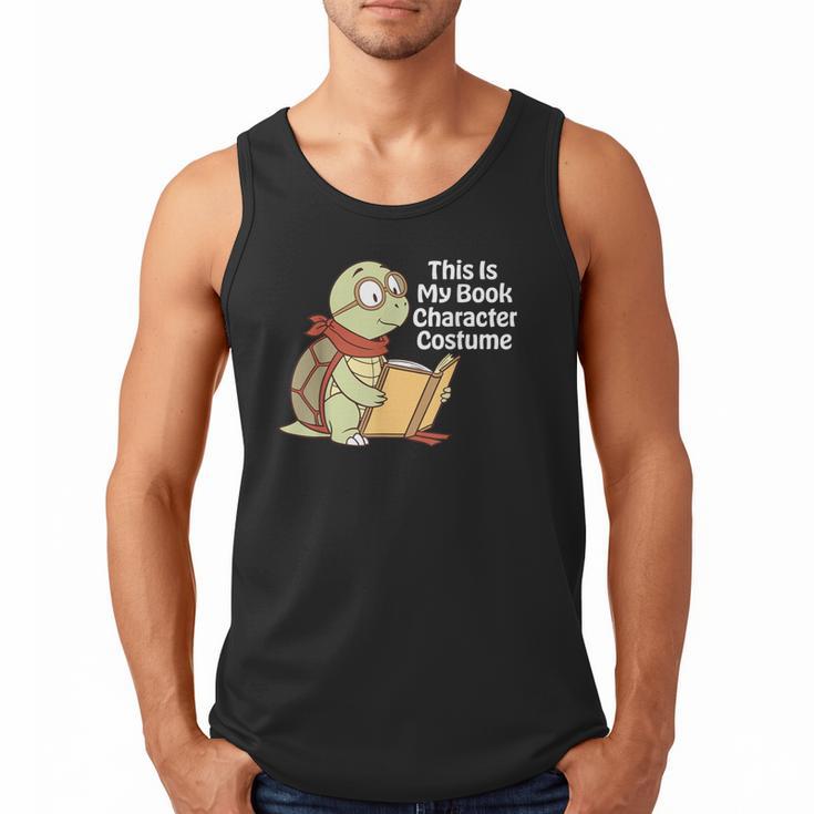 This Is My Book Character Costume Turtle Kids Reading Men Tank Top