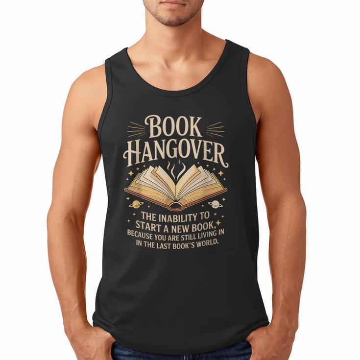 Book Hangover Literature Book Reading Books Reader Men Tank Top