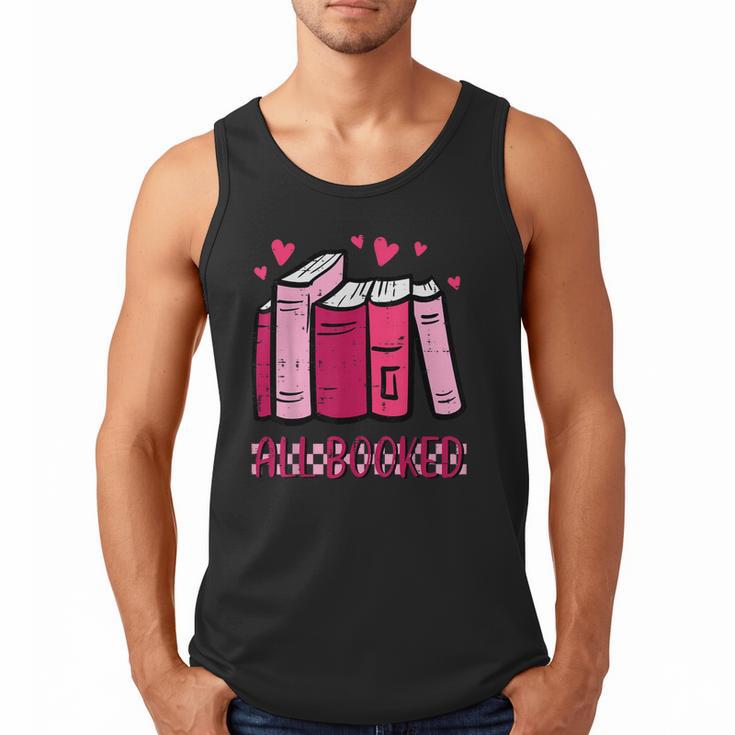 All Booked Read Book Reading Librarian Men Women Kids Men Tank Top