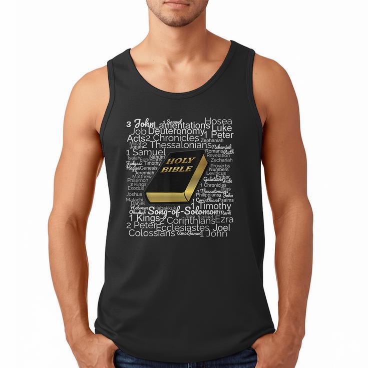 Books Of The Bible Men Tank Top