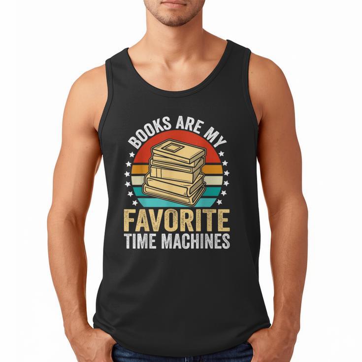 Books Are My Favorite Time Machines Men Tank Top