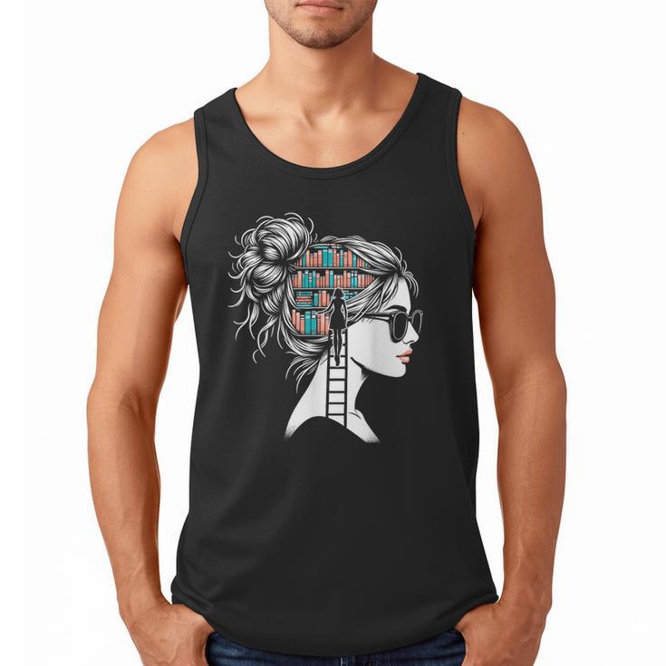 Bookworm Book Nerd Librarian Bookish Librarian Men Tank Top