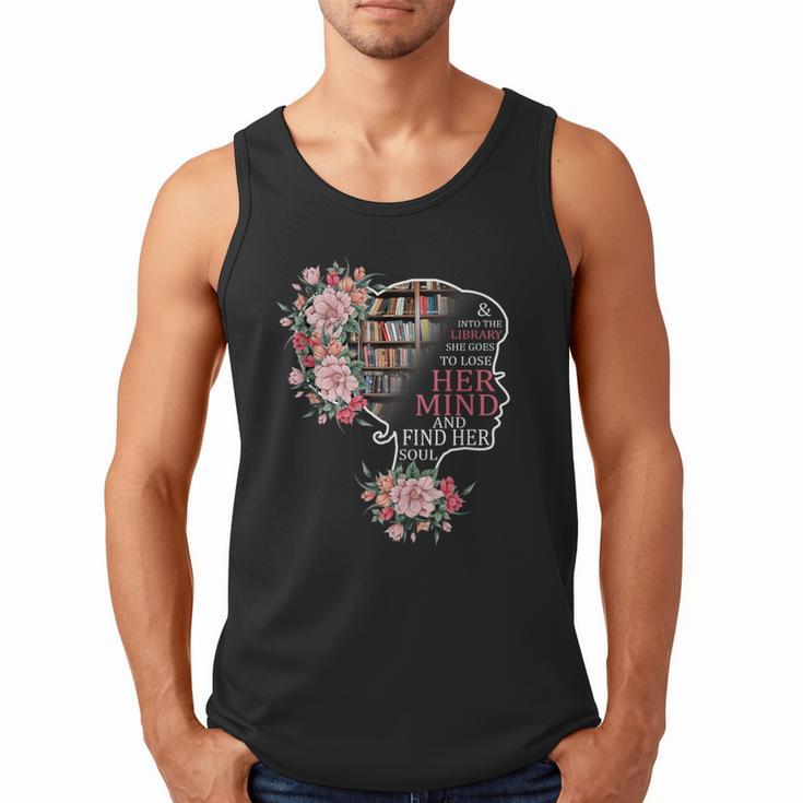 Bookworm Book Reader Book Nerd Book Reading Lover Men Tank Top
