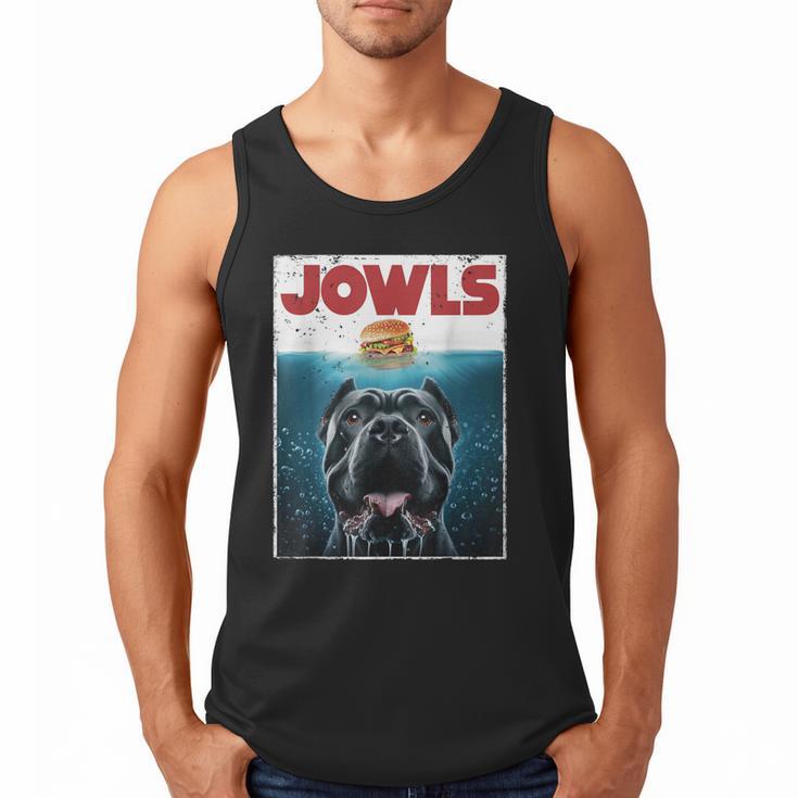 Cane Corso Jowls Top Drool Burger Dog Mom Dog Dad Men Tank Top