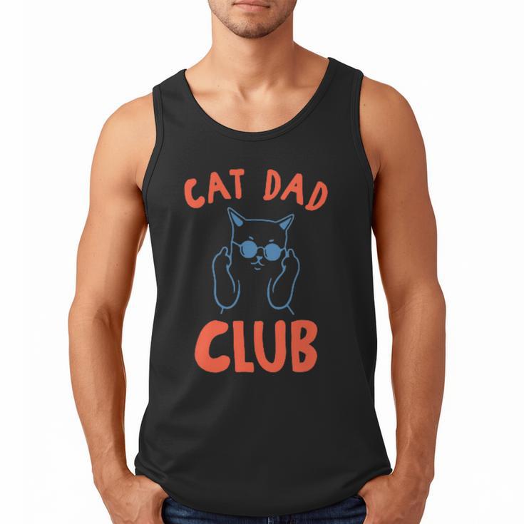 Cat Dad Club Life Is Better With Cats Retro Cat Dad Men Tank Top