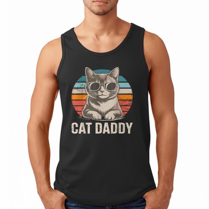 Cat Daddy Shirt Men Cat Lover Dad Fathers Day Men Tank Top
