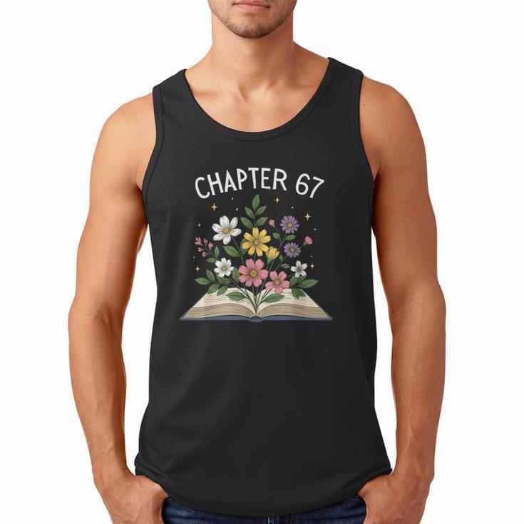 Chapter 67th Birthday Bookworm 67 Memes Book Lovers Men Tank Top