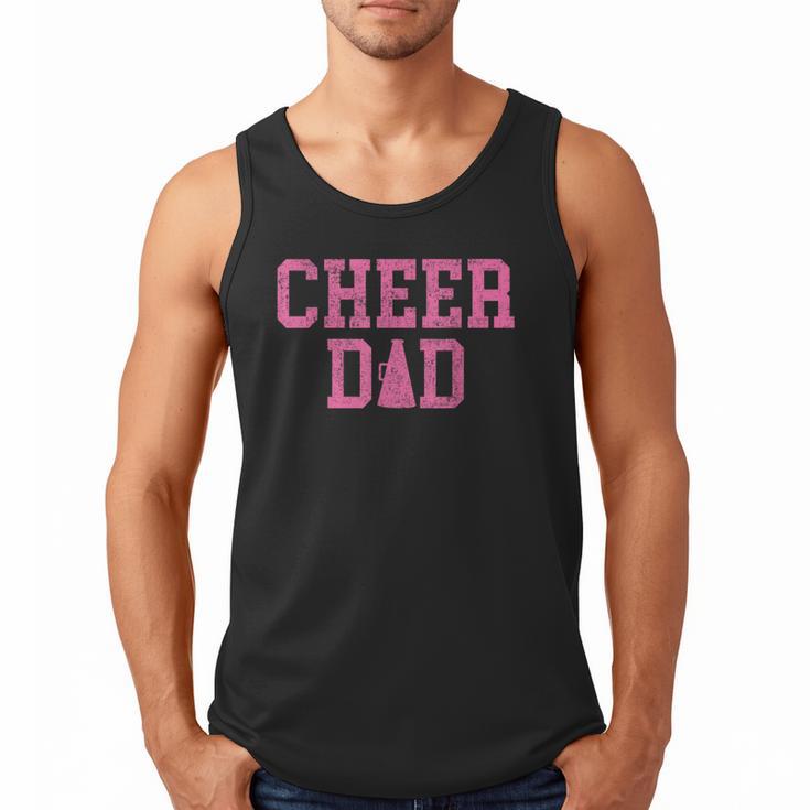 Cheer Dad Vintage Retro Cheerleading Pink Men Tank Top