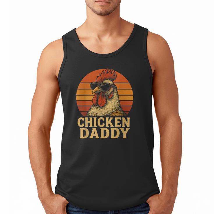 Chicken Daddy Vintage Chicken Dad Farmer Poultry Farmer Men Tank Top