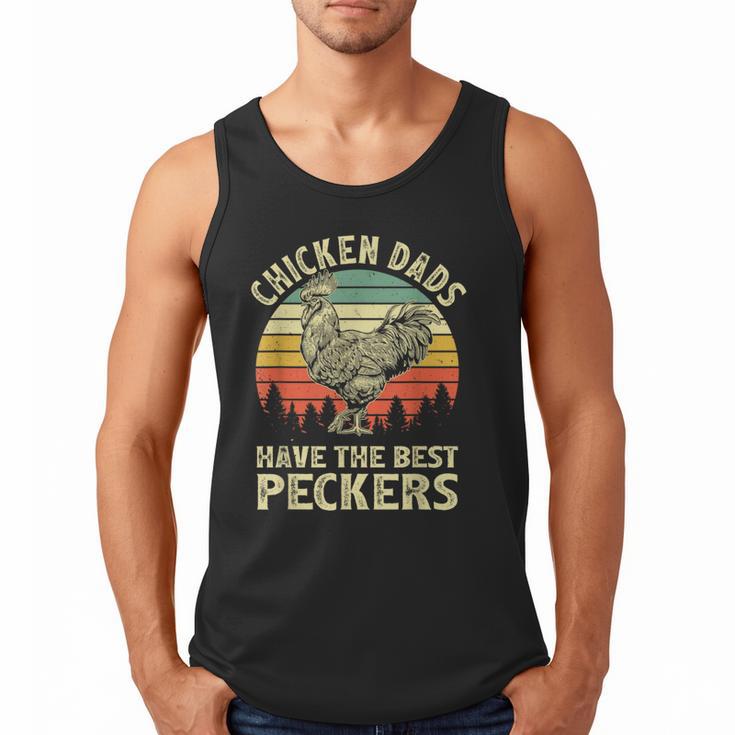 Chicken Dads Have The Best Peckers Vintage Apparel Men Tank Top