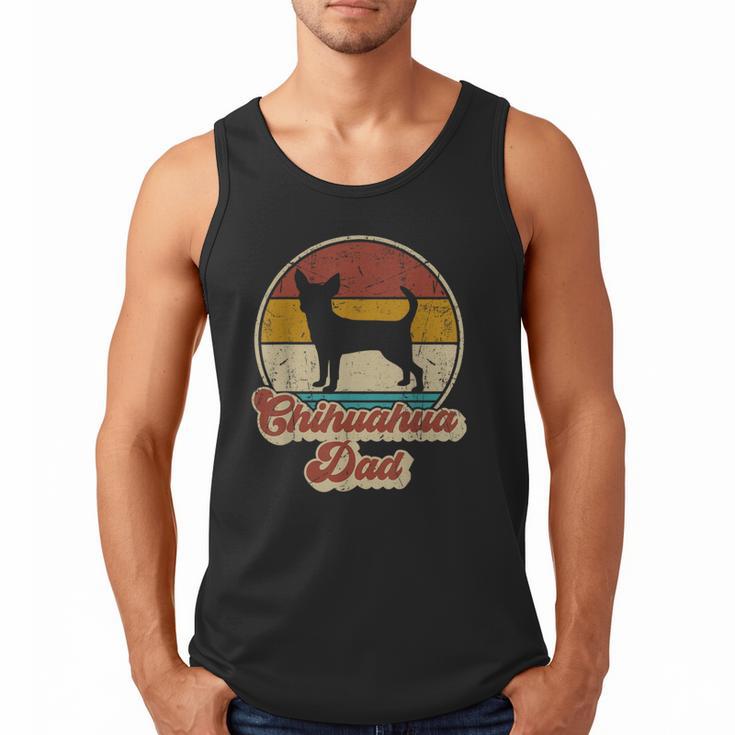 Chihuahua Dad Dog Lover Men Chihuahua Dog Vintage Men Tank Top