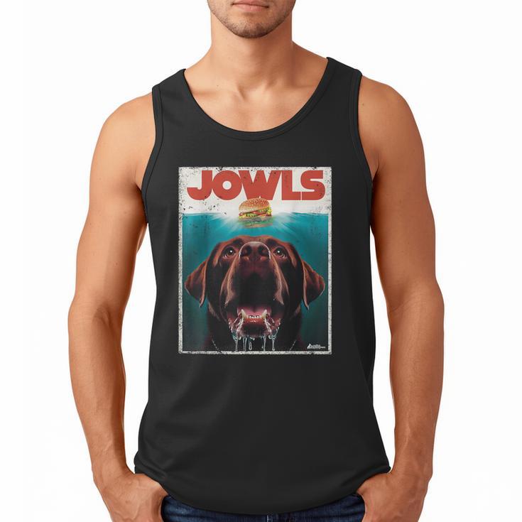 Chocolate Lab Jowls Labrador Retriever Dog Mom Dad Men Tank Top