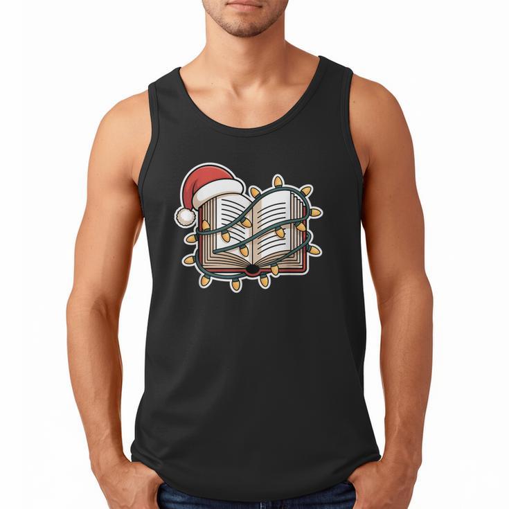 Christmas Book Festive Holiday Xmas Men Tank Top