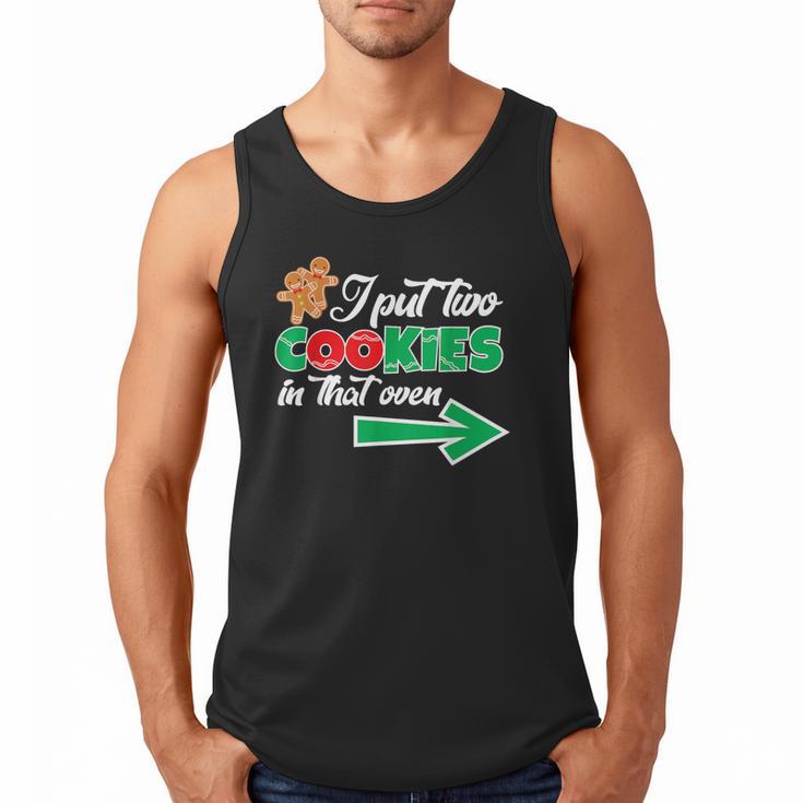 Christmas Twins Expecting Dad T-Shirt Pregnant Wife Tee Men Tank Top