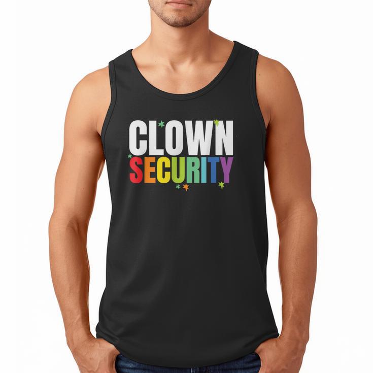Clown Security Halloween Dad Mom Costume Men Tank Top