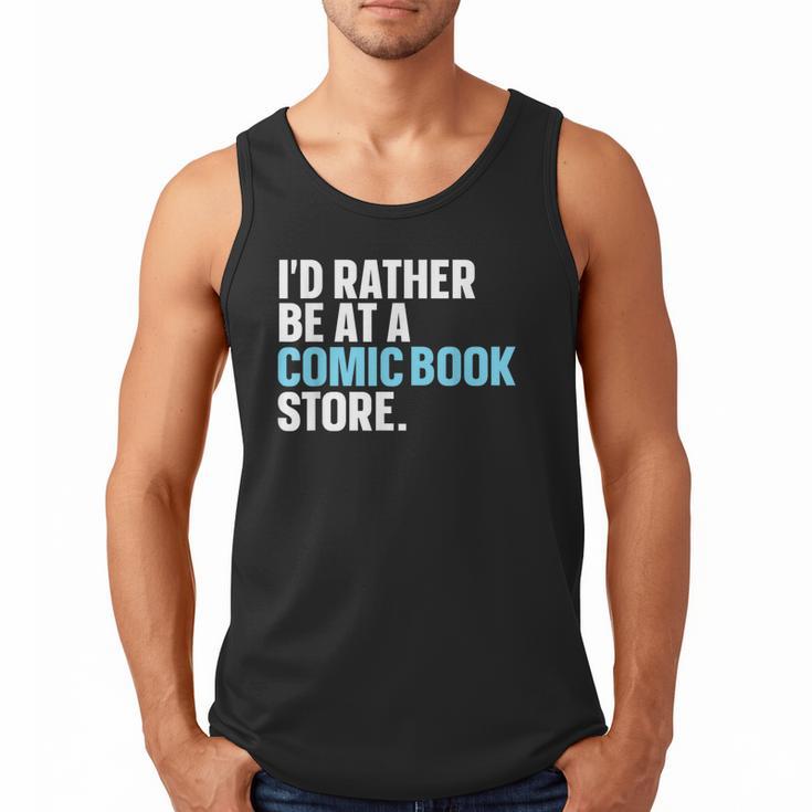 Comic Books Art For Men Women Comics Lover Comics Collector Men Tank Top