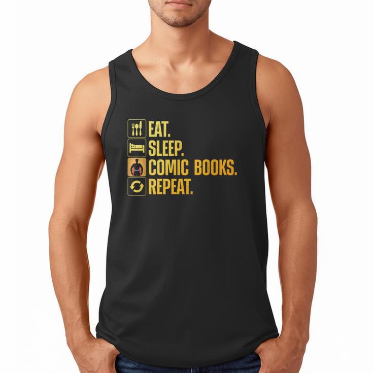 Cool Comic Books Art For Men Women Comic Book Lover Comics Men Tank Top