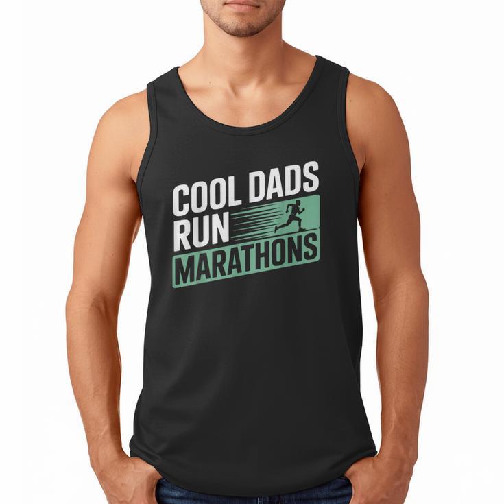 Cool Dads Run Marathons Marathon Running Runner Men Tank Top
