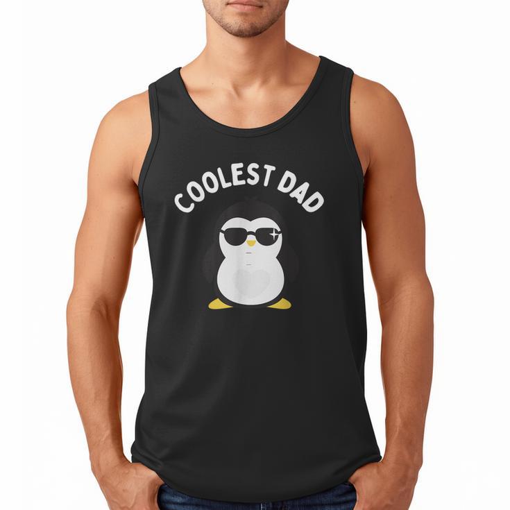 The Coolest Dad Cool Penguin By Dangerous Dad Men Tank Top