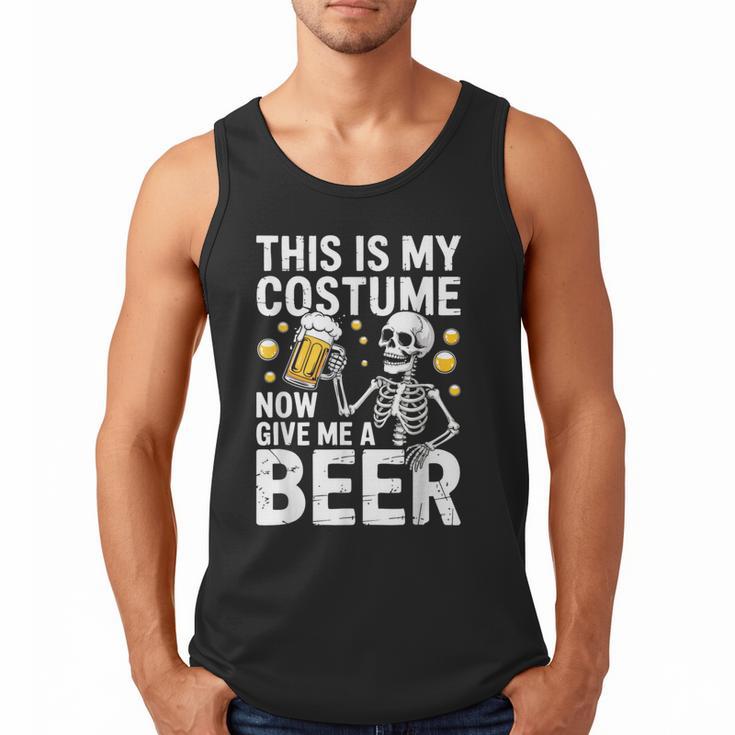 This Is My Costume Give Me A Beer Shirt Men Dad Halloween Men Tank Top