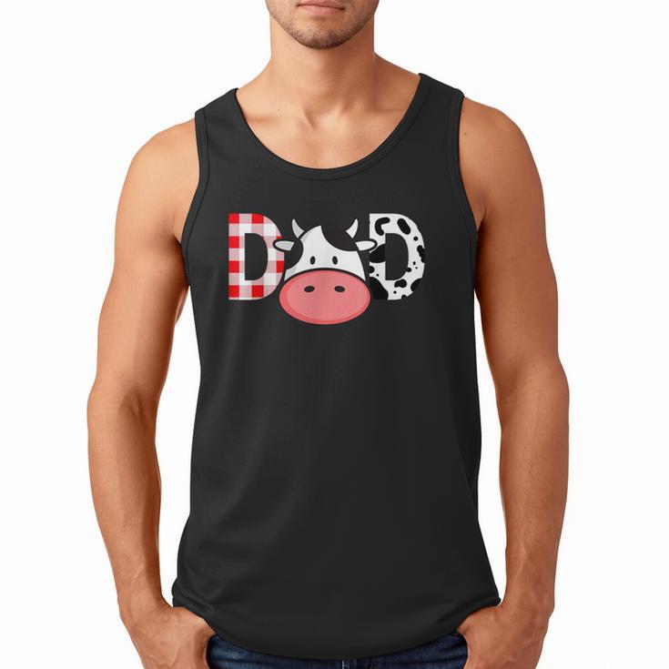 Cow Mom Or Dad Birthday Farm Birthday Party Men Tank Top