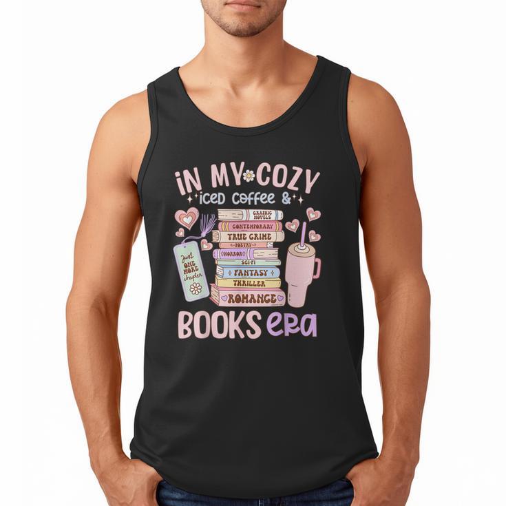 In My Cozy Iced Coffee And Books Era Men Tank Top