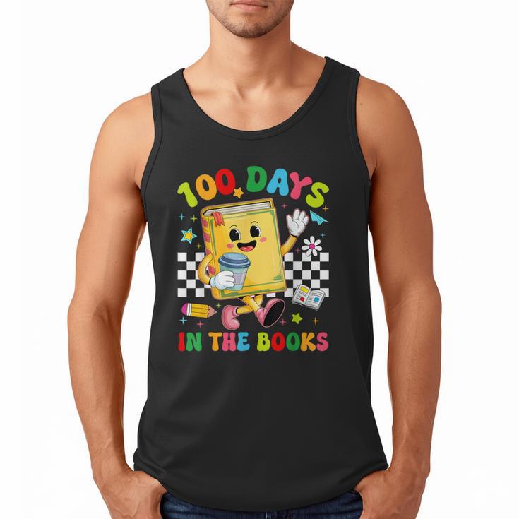 Cute 100 Days In The Books Groovy Boy Girl Teacher Men Tank Top