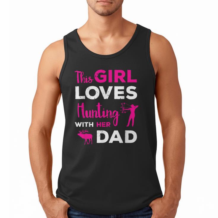 Cute Girls Hunting Dad Daughter Hunting Buddy Hunter Men Tank Top