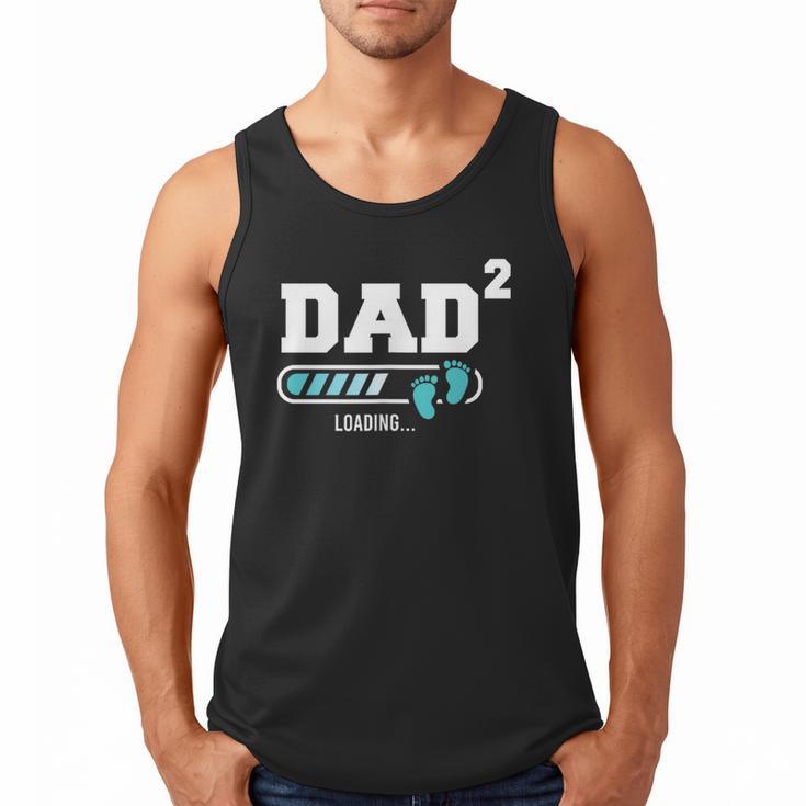 Dad 2 Second Time Dad Dad Of Two Men Tank Top