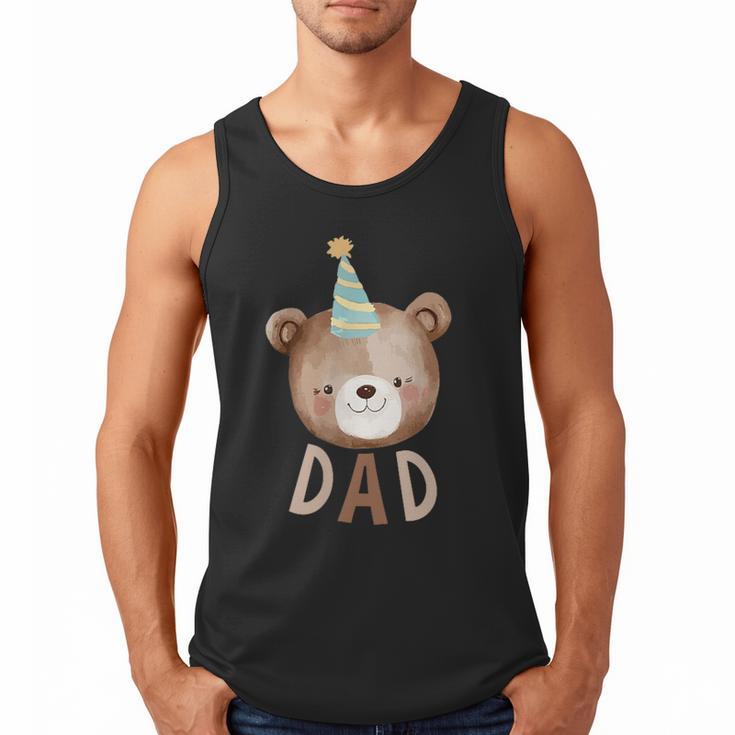 Dad Bear 1st Birthday Beary First Birthday Matching Family Men Tank Top