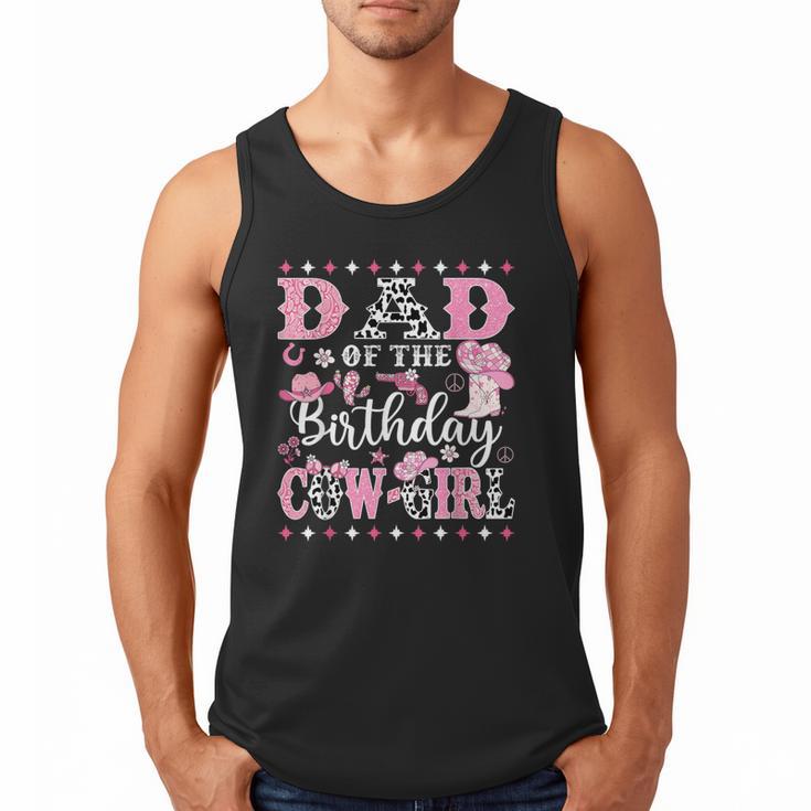 Dad Of The Birthday CowGirl Rodeo CowGirl Birthday Men Tank Top