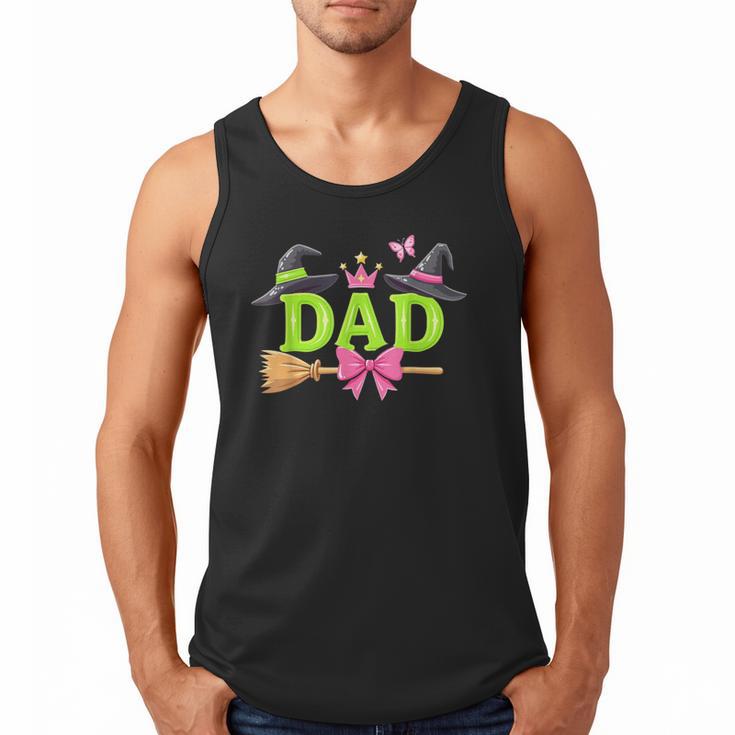 Dad Of The Birthday Girl Witch Family Party Decorations Men Tank Top
