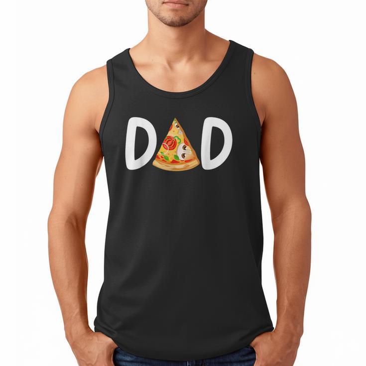 Dad Birthday Pizza 1st Birthday Pizza Family Matching Men Tank Top