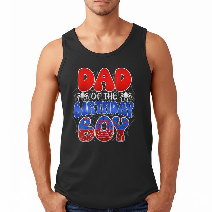 Dad And Mom Birthday Boy Spider Family Matching Men Tank Top